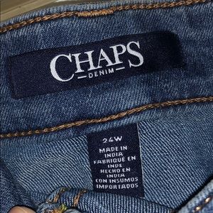 CHAPS Denim Skirt (PLUS SIZE)